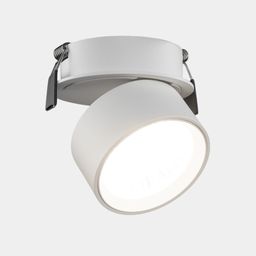 Встраиваемый поворотный светильник RINK белый, вид сбоку