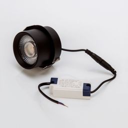 Встраиваемый светильник RINK с драйвером, черный корпус