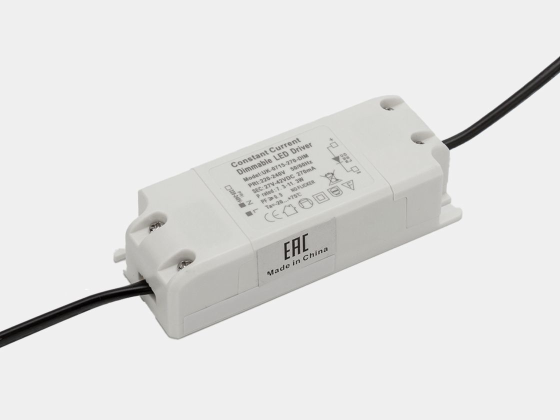 Диммируемый LED-драйвер UKON RINK в пластиковом корпусе