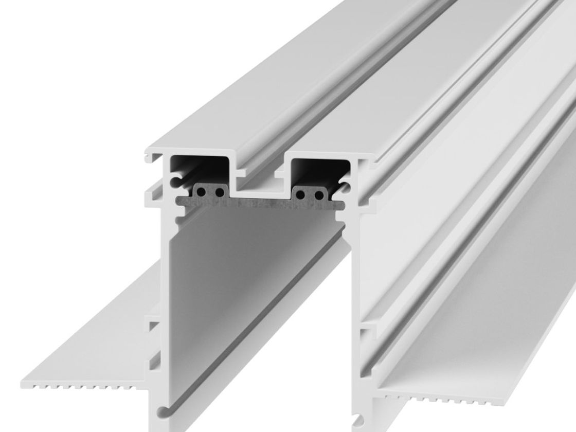 Встраиваемый трек SY, профиль в разрезе, белый