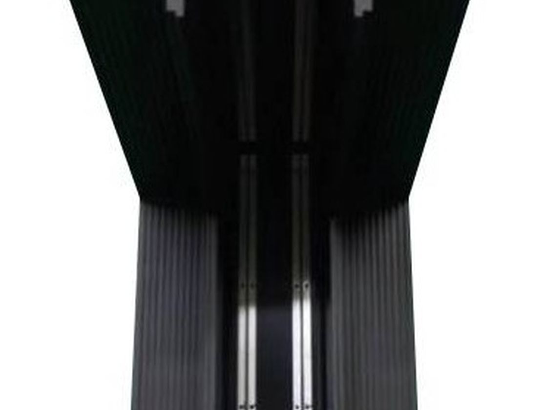 Угловой встраиваемый коннектор SY, вид сверху, черный