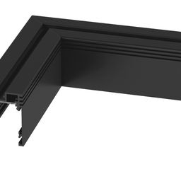 Коннектор угловой потолочный SY Черный Муар ,Серебро, SY-601901-CN-BLMR-PCB