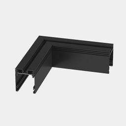 Коннектор угловой потолочный SY Черный Муар ,Серебро, SY-601901-CN-BLMR-PCB