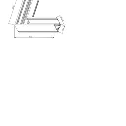 Коннектор угловой потолочный SY Черный Муар ,Серебро, SY-601901-CN-BLMR-PCB