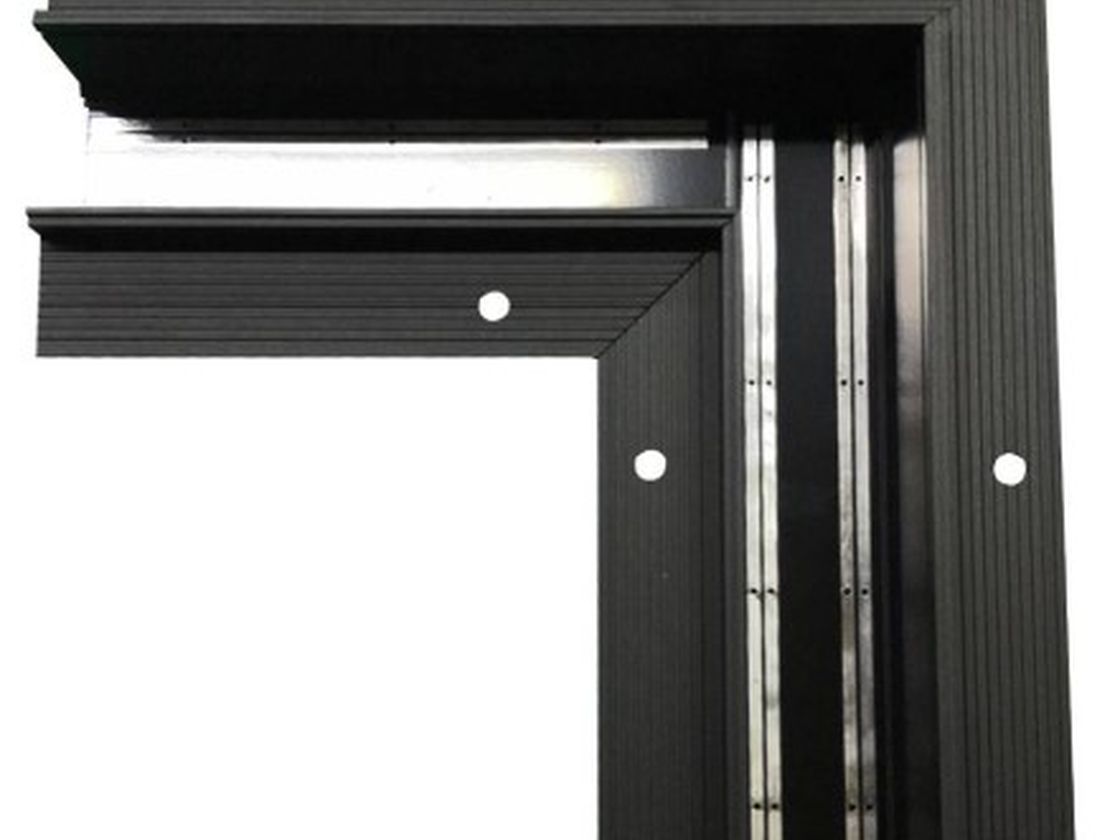 Угловой встраиваемый коннектор SY, черный муар, серебро