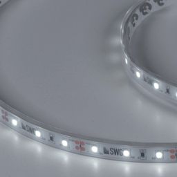 Светодиодная лента 2835, 60 LED/м, 4,8 Вт/м, 12В , IP66, 3M, Цвет: Холодный белый, SWG260-12-4.8-W-66-M