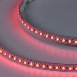 Лента SMD3528 с красным свечением, включенное состояние