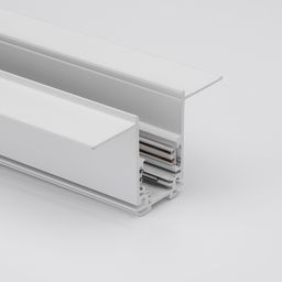 Белый встраиваемый шинопровод SY-LINK, вид торца профиля