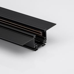 SY-LINK-20T2S-2.5-BL, шинопровод встраиваемый низкопрофильный под шпаклевку, 48В, черный, 2.5м