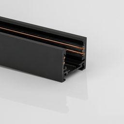 Черный шинопровод SY-LINK, вид на токопроводящие шины