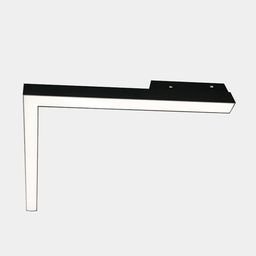 SY-LINK-AN-BL-24-WW, светильник угловой линейный, черный, 24Вт, 48В, 3000К