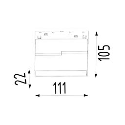 Светильник-книжка матовый, серия SY-LINK, Черный, 6Вт, IP20, Нейтральный белый (4000К) , SY-LINK-FLMT-BL-6-NW