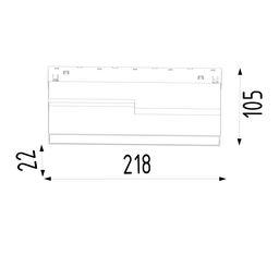 Светильник-книжка матовый, серия SY-LINK, Черный, 12Вт, IP20, Нейтральный белый (4000К), SY-LINK-FLMT-BL-12-NW
