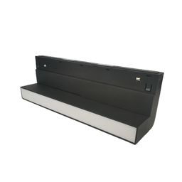 Трековый светильник-книжка SY-LINK черный матовый, вид спереди