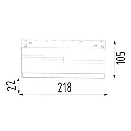 Светильник-книжка матовый, серия SY-LINK, Черный, 12Вт, IP20, Теплый белый (3000К), SY-LINK-FLMT-BL-12-WW