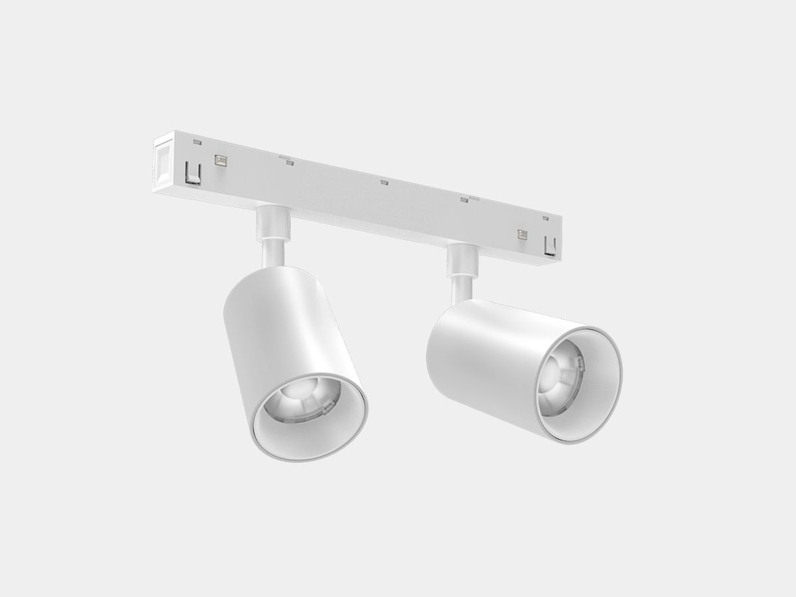 Двойной трековый спот SY-LINK белый, вид спереди
