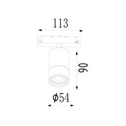 Светильник-спот музейный , серия SY-LINK, Черный, 12 Вт, IP20, Нейтральный белый (4000К), SY-LINK-ZM-BL-13-NW
