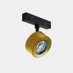 Трековый спот SY-LINK латунного цвета, широкий корпус