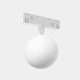 Накладной светильник шар на треке, ракурс сбоку