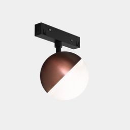 Трековый светильник-шар SY-LINK, корпус кофе, накладной