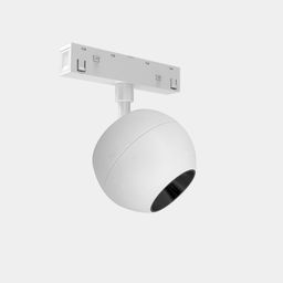Трековый светильник шар D90 белый, крепление SY-LINK