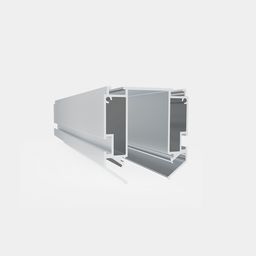 Профиль-держатель SY-LINK-20S1-2-SL для установки магнитного трека в натяжной потолок, серебро, 2 м