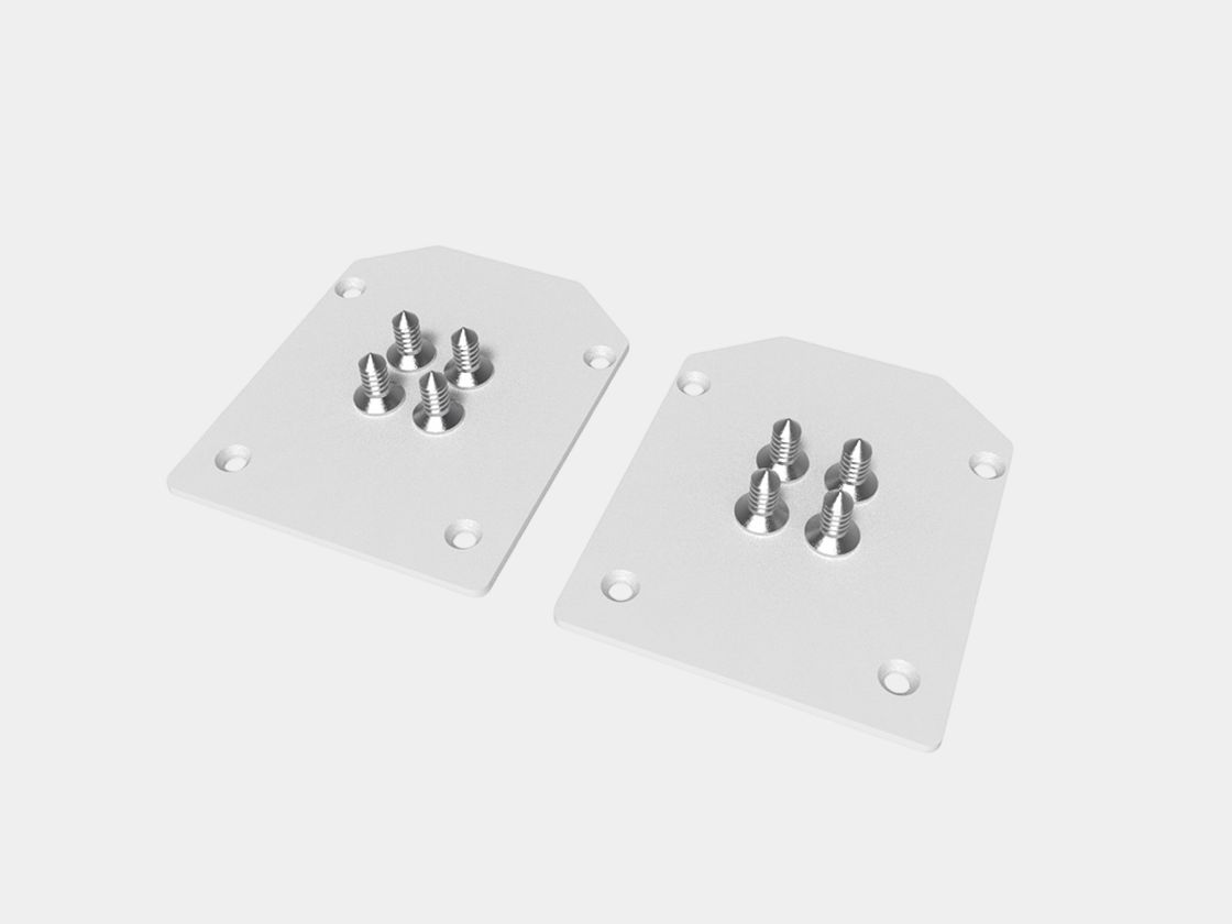 Две серебристые заглушки SY-LINK с крепежом