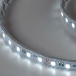 Светодиодная лента  5050, 60 LED/м, 14,4 Вт/м, 12В , IP66, Цвет: Ультра холодный белый, SWG560-12-14.4-UW-66-M