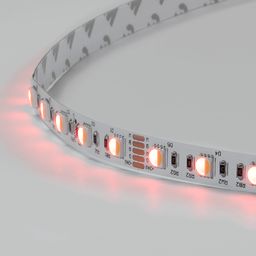 Фрагмент ленты 5050, красный канал RGB