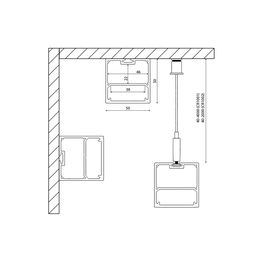 Алюминиевый профиль LS 5050 золото, общий вид
