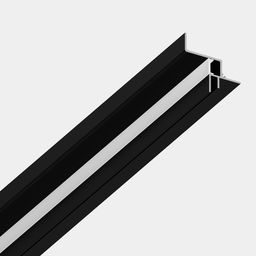 Черный безрамный профиль FGC-20-BL-2 с экраном