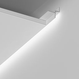 Пример установки профиля в гипсокартонном потолке