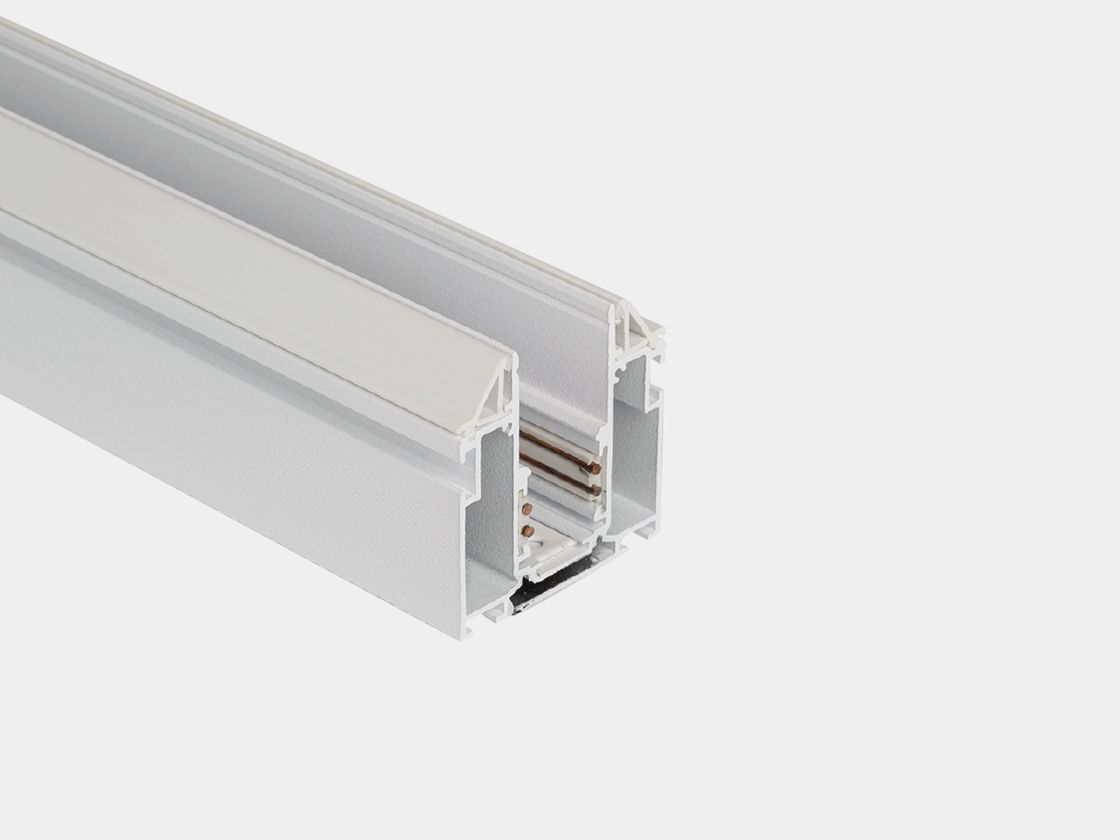 Белый встраиваемый шинопровод SY-LINK, вид профиля