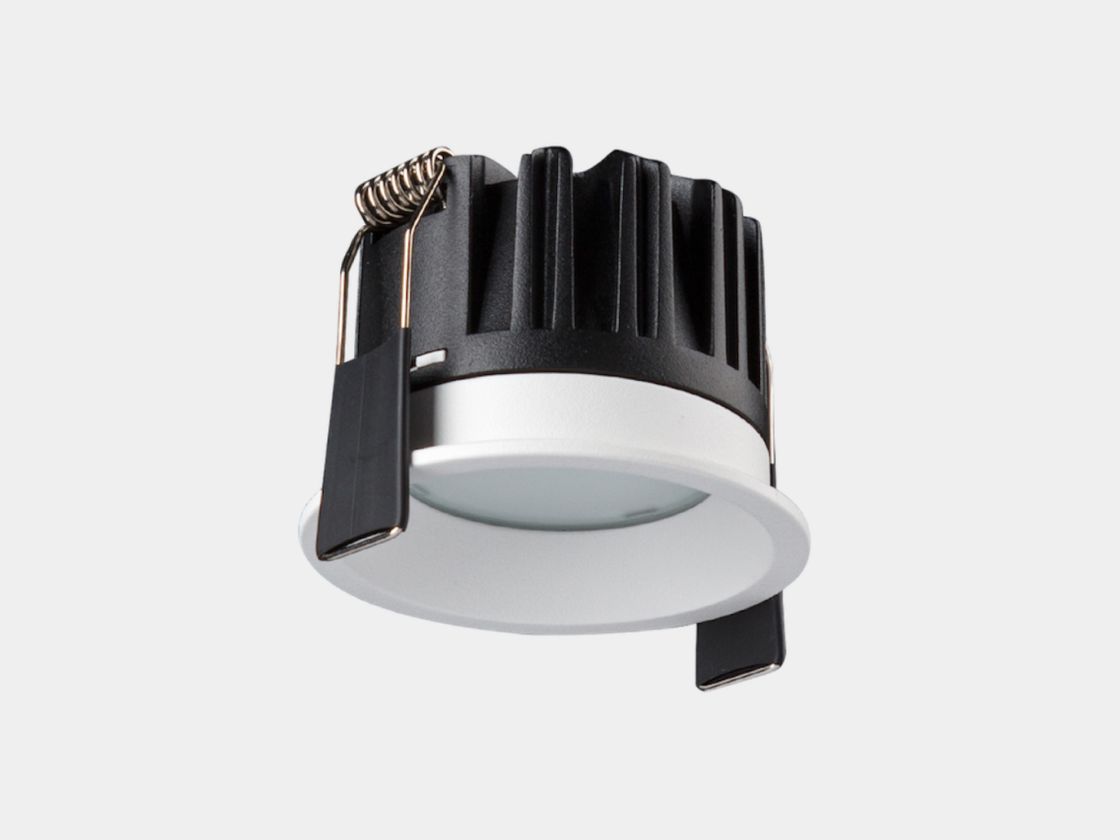 Встраиваемый светильник DILLY белый, вид сбоку