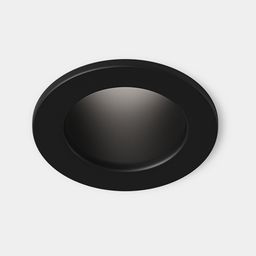 Светильник встраиваемый точечный, 1Вт, черный, 3000К, DL-74180BL-1-WW