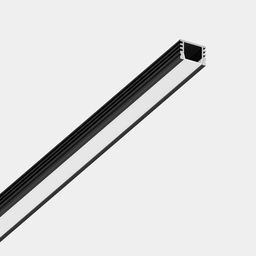 Профиль алюминиевый черный глубокий, общий вид изделия