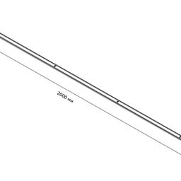 Шинопровод системы SLIM белый, TR-SLIM-WH-2M
