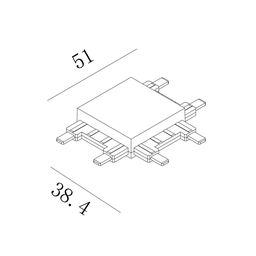 Коннектор системы SLIM, CN-SLIM-BL-T