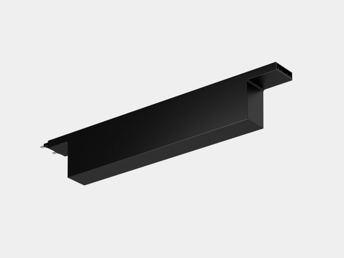 Блок питания накладной на трек, системы SLIM черный DRV-SLIM-150-BL, 48В, 150W, DRV-SLIM-150-BL