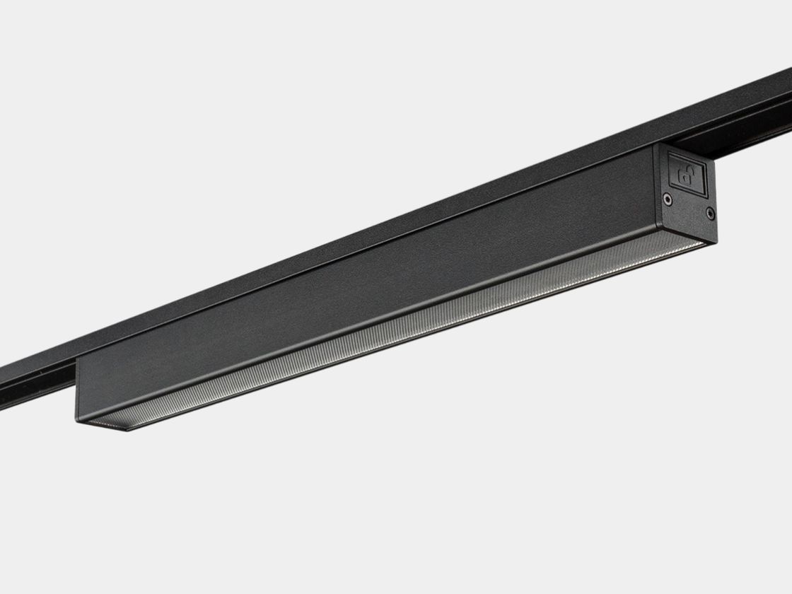 Светильник трековый SLIM, 48В 12W черный 2700-6000К , DL-SLIM-DFBL-12-CCT