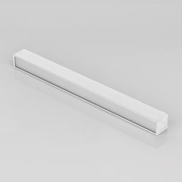 Линейный светильник SLIM белый, общий вид на столе