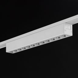 Линейный светильник SLIM белый, оптика darklight, на треке