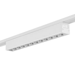 Линейный трековый светильник SLIM белый, вид сбоку