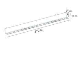 Светильник трековый SLIM, 48В 18W черный 2700-6000К, DL-SLIM-DRBL-18-CCT