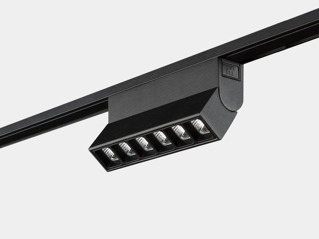 Светильник трековый SLIM, 48В 10W черный 2700-6000К, DL-SLIM-FLBL-10-CCT