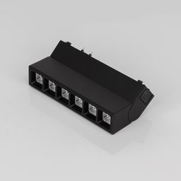 Светильник-книжка SLIM, черный алюминиевый корпус, ракурс