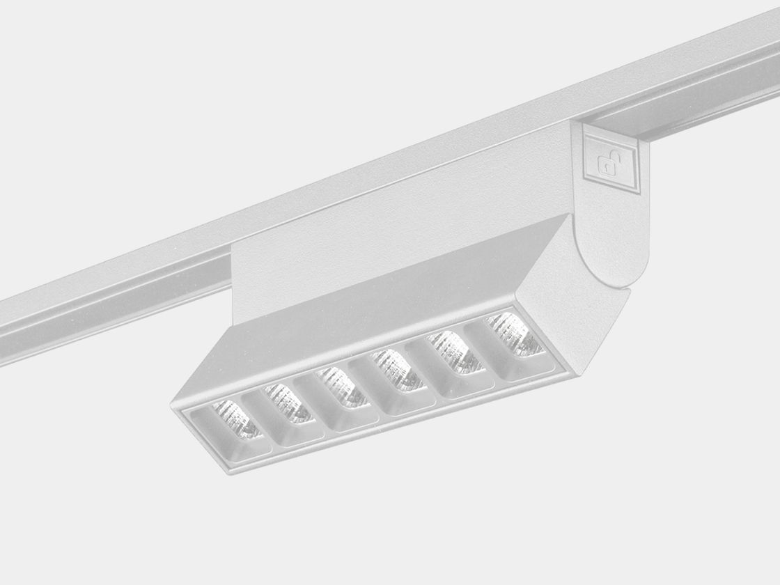 Светильник трековый SLIM, 48В 10W белый 2700-6000К, DL-SLIM-FLWH-10-CCT