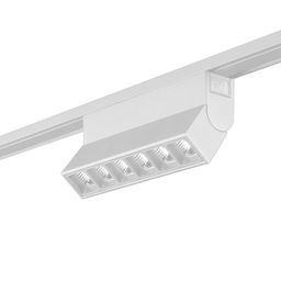 Светильник-книжка SLIM на треке, вид снизу под углом