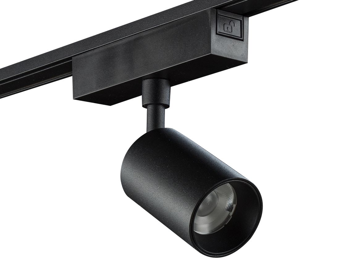 Спот SLIM 48В на треке, изолированный фон
