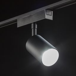 Черный трековый спот SLIM на магнитном треке